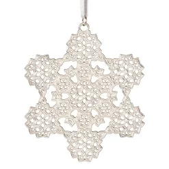 Discount The Met Store 2024 Sterling Silver Snowflake Ornament