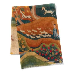 Discount The Met Store American Folk Art Landscape Oblong Scarf