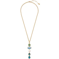 Online The Met Store Ancient Mixed Motifs Glass Pendant Drop Necklace