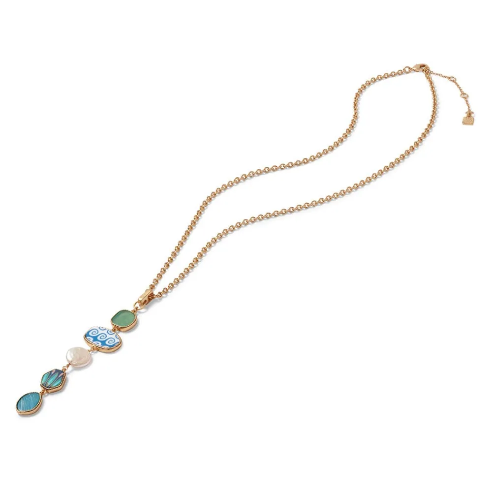 Online The Met Store Ancient Mixed Motifs Glass Pendant Drop Necklace