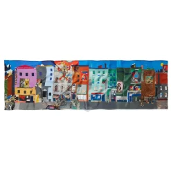 Clearance The Met Store Bearden The Block Oblong Silk Scarf