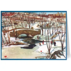 New The Met Store Brockman: Park in Winter Holiday Cards