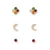 Clearance The Met Store Celestial Symbols Stellar Stud Earrings Set