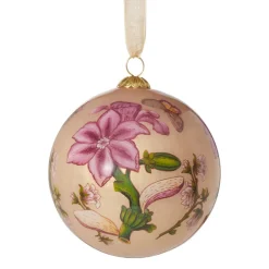 The Met Store Chelsea Botanicals Hand-Painted Glass Ornament Set