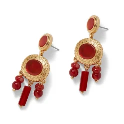 Discount The Met Store Classical Carnelian Chandelier Earrings