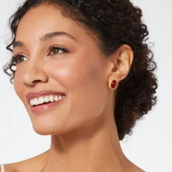 Outlet The Met Store Classical Carnelian Stud Earrings