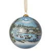 Best The Met Store Currier & Ives Central Park in Winter Hand-Painted Glass Ornament