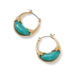 Online The Met Store Cypriot Jade Crescent Hoop Earrings