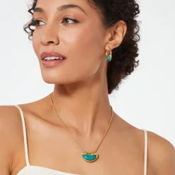 Online The Met Store Cypriot Jade Crescent Hoop Earrings