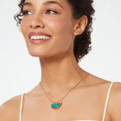 Clearance The Met Store Cypriot Jade Crescent Pendant Necklace