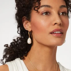 Clearance The Met Store Cypriot Twist Pearl Necklace and Drop Earrings Set