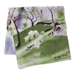 Best The Met Store Dehn Spring in Central Park Square Silk Scarf