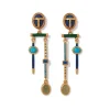 Hot The Met Store Egyptian Heart Scarab Chandelier Earrings
