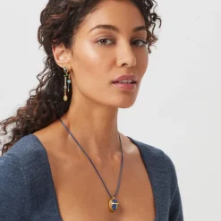 Hot The Met Store Egyptian Heart Scarab Chandelier Earrings