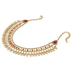 New The Met Store Egyptian Nefer Amulet Red Jasper Collar Necklace