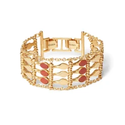 Best The Met Store Egyptian Nefer Amulet Red Jasper Ladder Bracelet