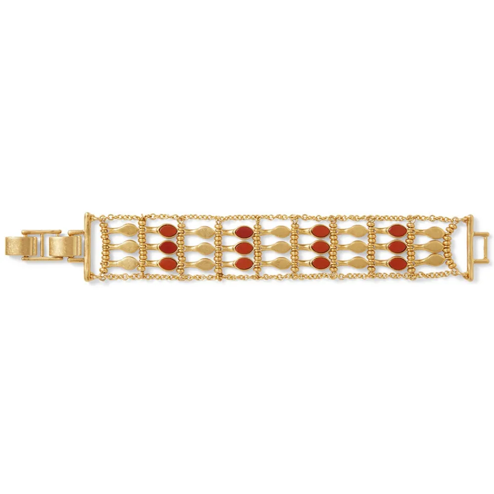 Best The Met Store Egyptian Nefer Amulet Red Jasper Ladder Bracelet