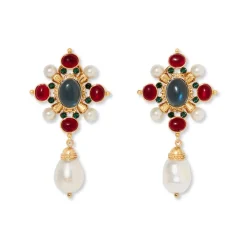 Outlet The Met Store Ellen Jeweled Earrings