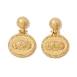 New The Met Store Etruscan Lion Drop Earrings