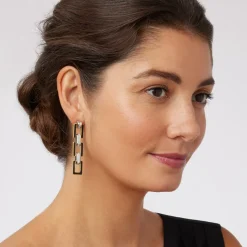 Online The Met Store European Buckle Enamel Drop Earrings