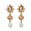 Outlet The Met Store European Cameo Drop Earrings