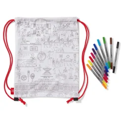 New The Met Store Favorite Galleries of The Met Color & Learn Washable Kids' Drawstring Backpack