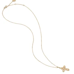 The Met Store Filipino Pearl Cross Pendant Necklace
