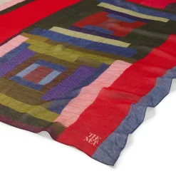 Sale The Met Store Gee's Bend Pettway Quilt Design Oblong Silk Scarf