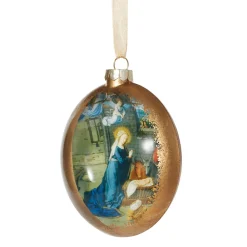 Best The Met Store Gerard David Nativity Scene Glass Disc Ornament