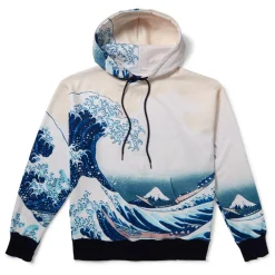 Best The Met Store Hokusai Great Wave All-Over Print Unisex Hoodie