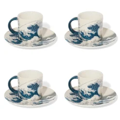 Sale The Met Store Hokusai Great Wave Espresso Cup and Saucer