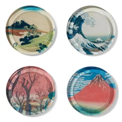 Clearance The Met Store Hokusai Prints Glass Coasters