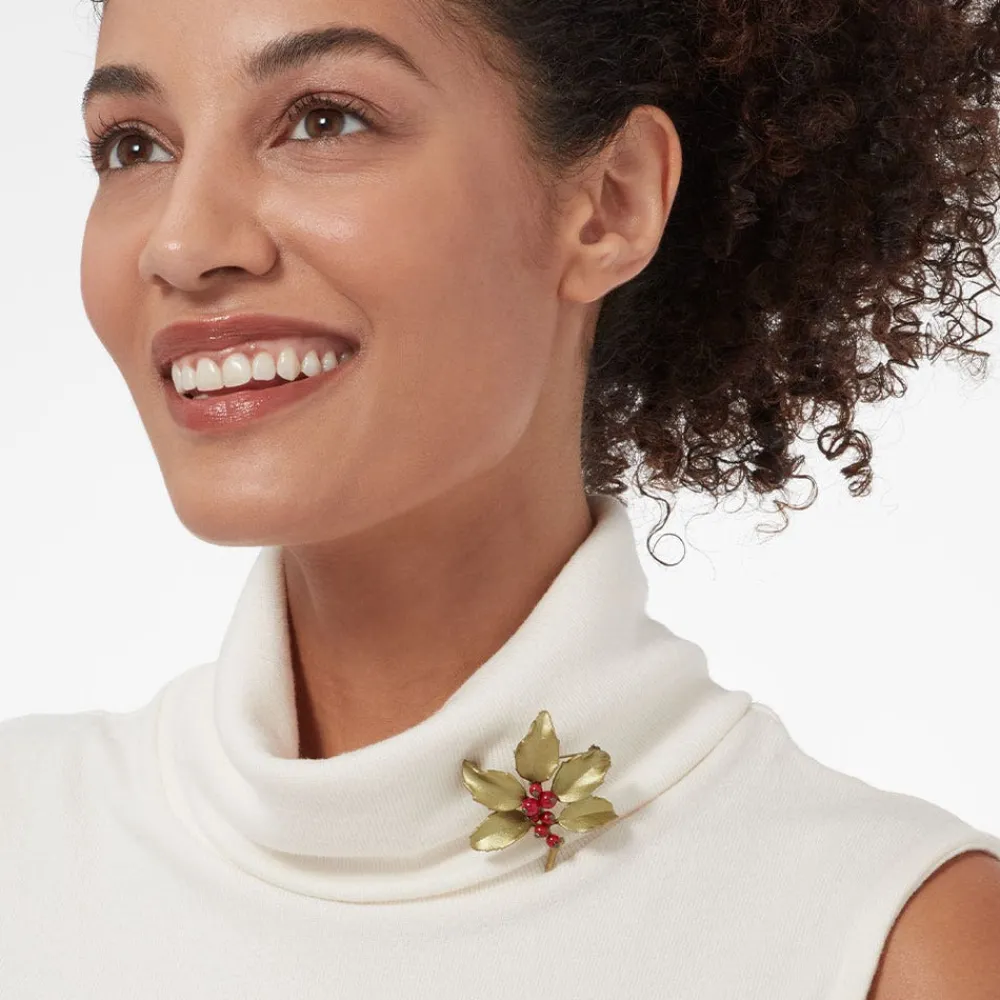 Online The Met Store Holly Berry Jade Brooch