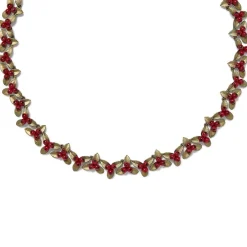Online The Met Store Holly Berry Jade Statement Necklace