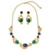 Discount The Met Store Japanese Imari Collar Necklace and Linear Drop Earrings Set