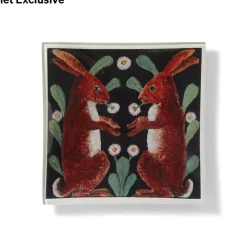 Online The Met Store John Derian Two Hares Decoupage Vide Poche
