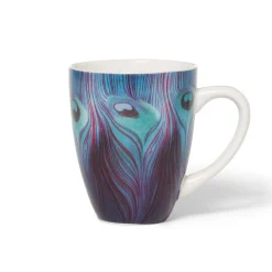 Best The Met Store Louis C. Tiffany Peacock Feather Covered Mug with Tea Infuser