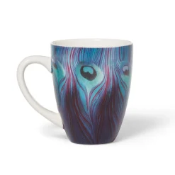 Best The Met Store Louis C. Tiffany Peacock Feather Covered Mug with Tea Infuser