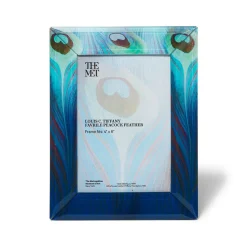 Outlet The Met Store Louis C. Tiffany Peacock Feather Rectangular Glass Frame