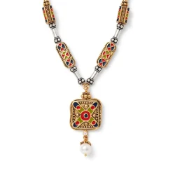 Best The Met Store Medieval Byzantine Statement Necklace and Drop Earrings Set