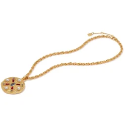 Discount The Met Store Medieval Stone Medallion Pendant Necklace