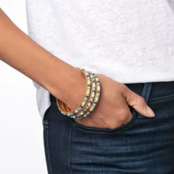 Outlet The Met Store Middle Kingdom Cylindrical Bead Bangles