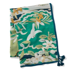 Hot The Met Store Ming Birds and Flowering Branches Oversize Oblong Scarf