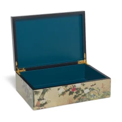 Sale The Met Store Momoyama Cranes and Flowers Lacquer Box