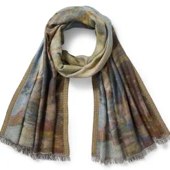 New The Met Store Monet Bridge and Water Lilies Shawl