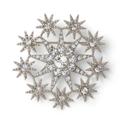 Discount The Met Store Ottoman Star Antiqued Silver Brooch