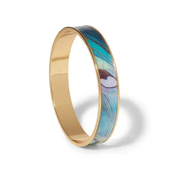 Outlet The Met Store Peacock Feather Enamel Bangle