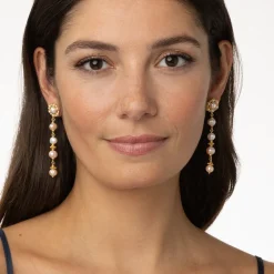 Sale The Met Store Philippine Pearl Linear Drop Earrings