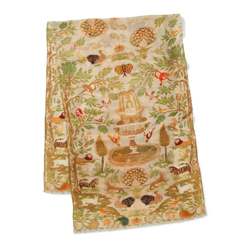 New The Met Store Portuguese Garden Oblong Scarf
