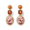 Outlet The Met Store Qing Bottle Lotus Pond Drop Earrings